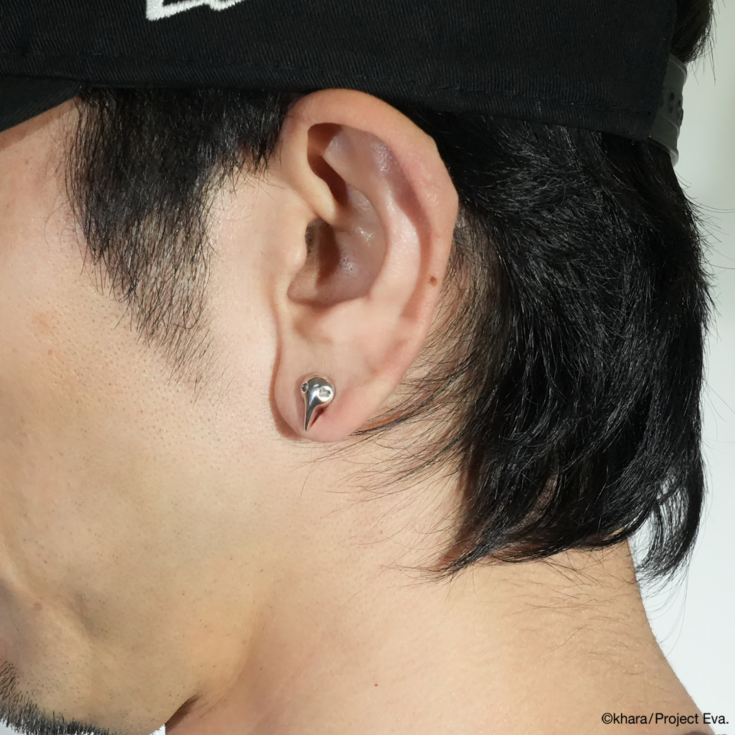 SACHIEL PIERCED EARRINGS by JAM HOME MADE（SILVER）