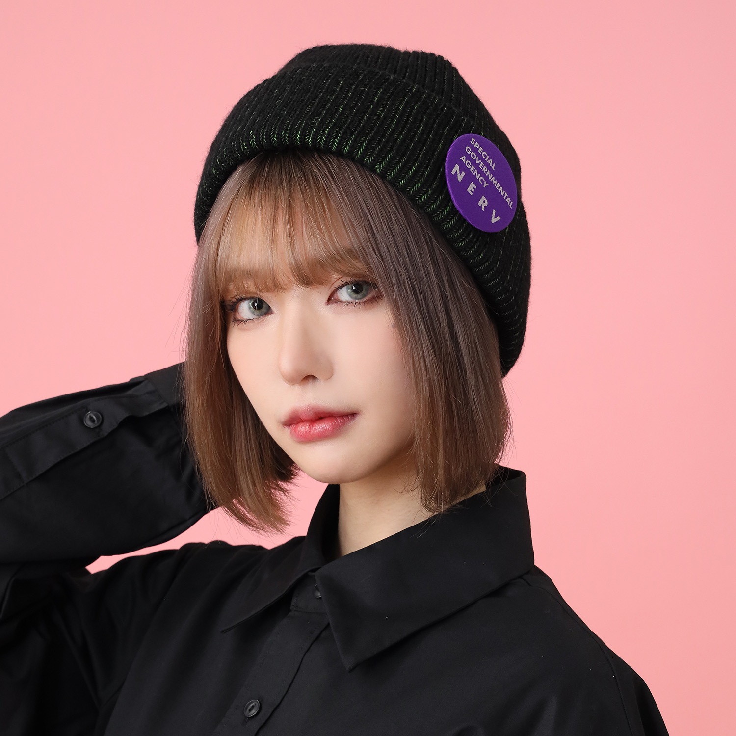 EVA-01 Rib Knit Cap (GREEN)