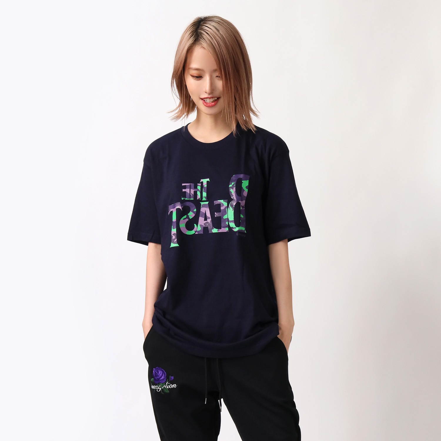 THE BEAST T-Shirt (EVA-01(NAVY))