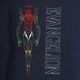 EVANGELION CREW NECK SWEAT by FRUIT OF THE LOOM（NAVY）