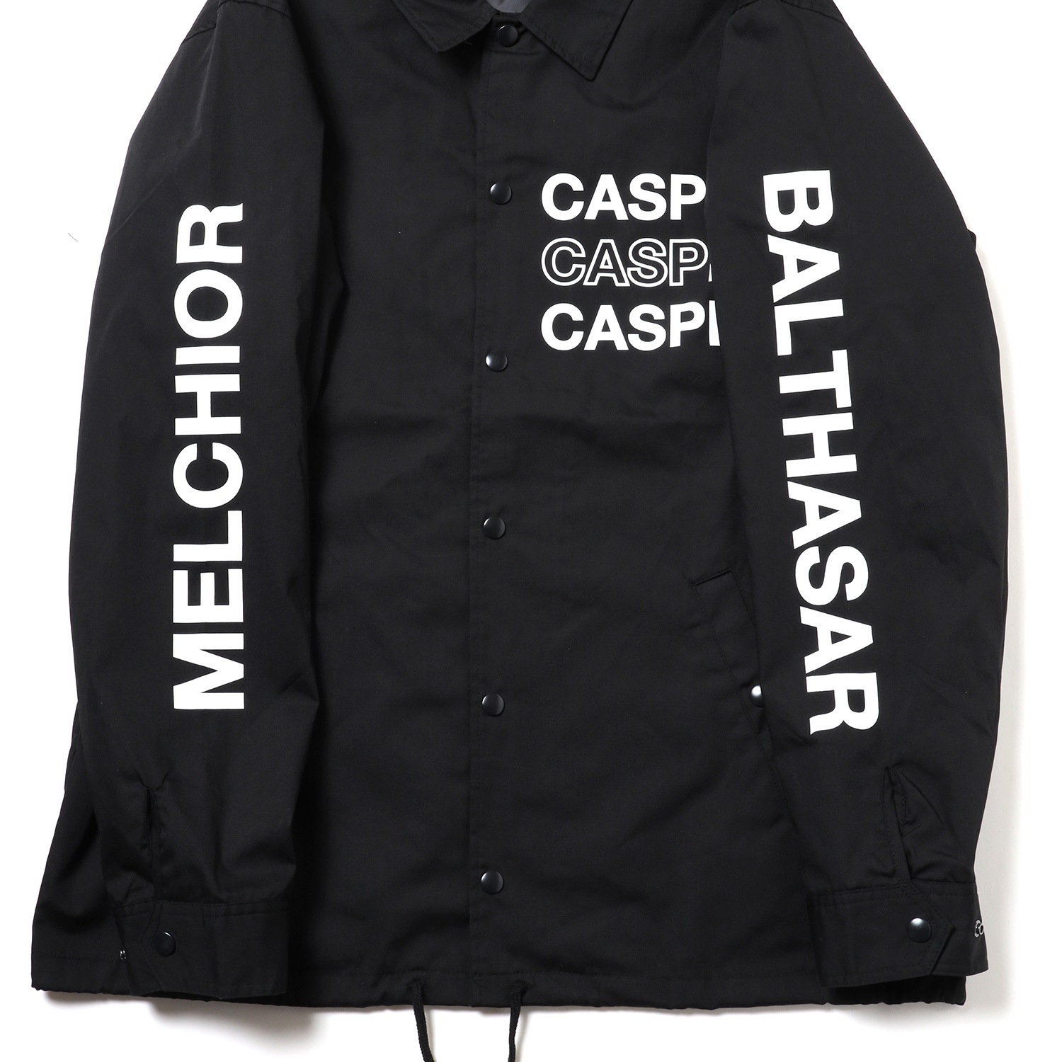 NEW MAGI SYSTEM Nylon Jacket (BLACK×WHITE)