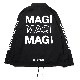 NEW MAGI SYSTEM Nylon Jacket (BLACK×WHITE)