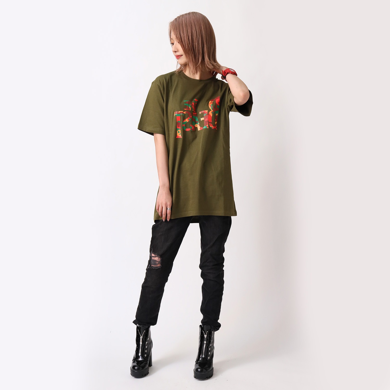 THE BEAST T-Shirt (EVA-02(OLIVE))