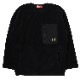 EVANGELION Microfleece Numbering Cutsew (BLACK)