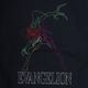 EVANGELION CREW NECK SWEAT by FRUIT OF THE LOOM（BLACK）