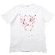 GEOMETRIC ASUKA T-Shirt (WHITE×RED)