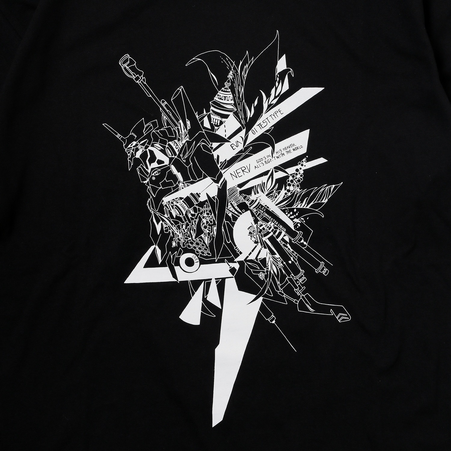Abstract EVANGELION Solid Cutsew (KENTA KAKIKAWA) (BLACK(初号機))