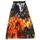 EVANGELION Graffiti Pleated Skirt by Cigarette-burns (YELLOW(EVA-00))