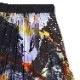 EVANGELION Graffiti Pleated Skirt by Cigarette-burns (YELLOW(EVA-00))
