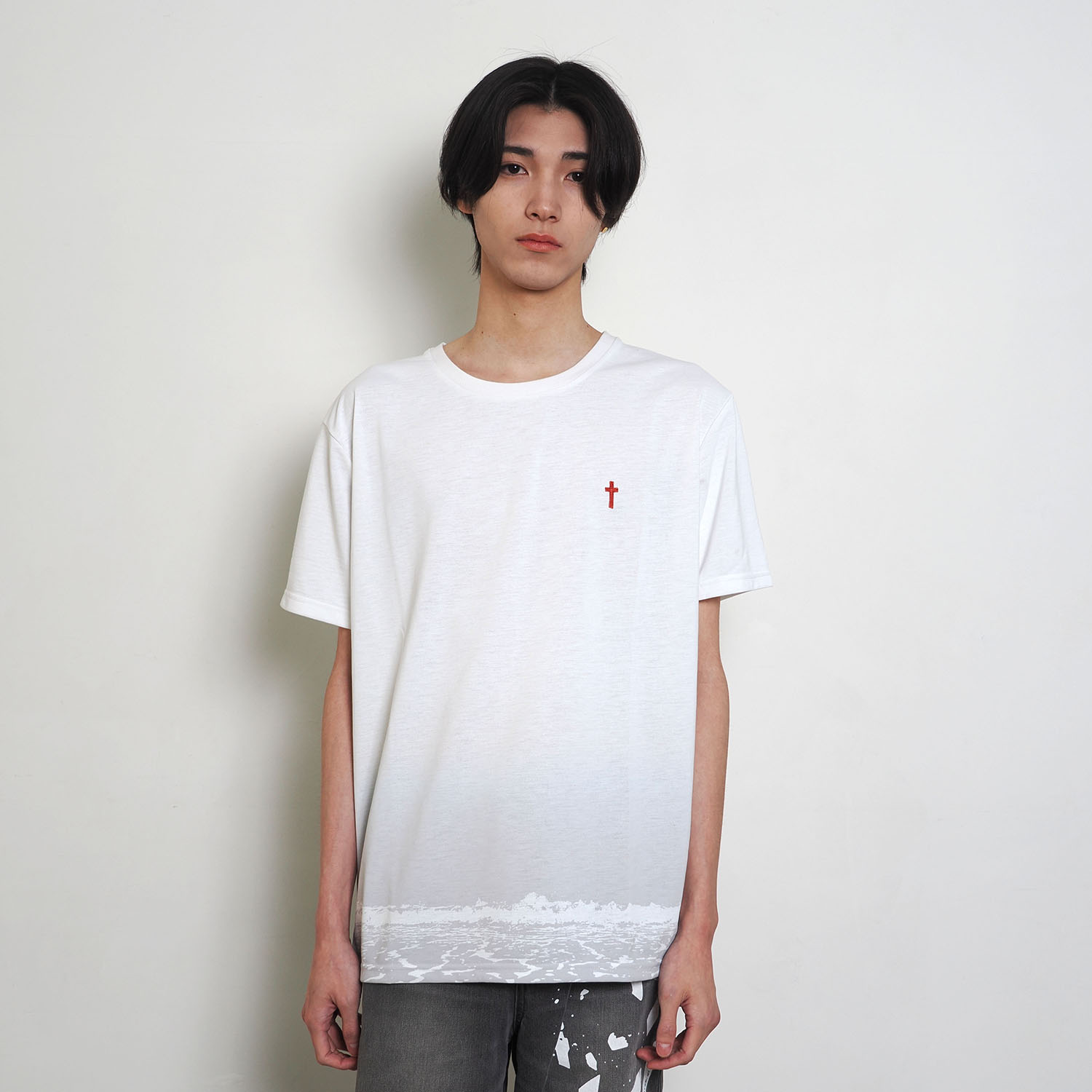 波打際 T-Shirt（GRAY）