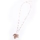 NERV Fig Leaf Necklace by Ayler (PINK GOLD)