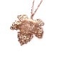 NERV Fig Leaf Necklace by Ayler (PINK GOLD)