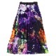 EVANGELION Graffiti Pleated Skirt by Cigarette-burns (PURPLE(EVA-01))