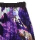 EVANGELION Graffiti Pleated Skirt by Cigarette-burns (PURPLE(EVA-01))