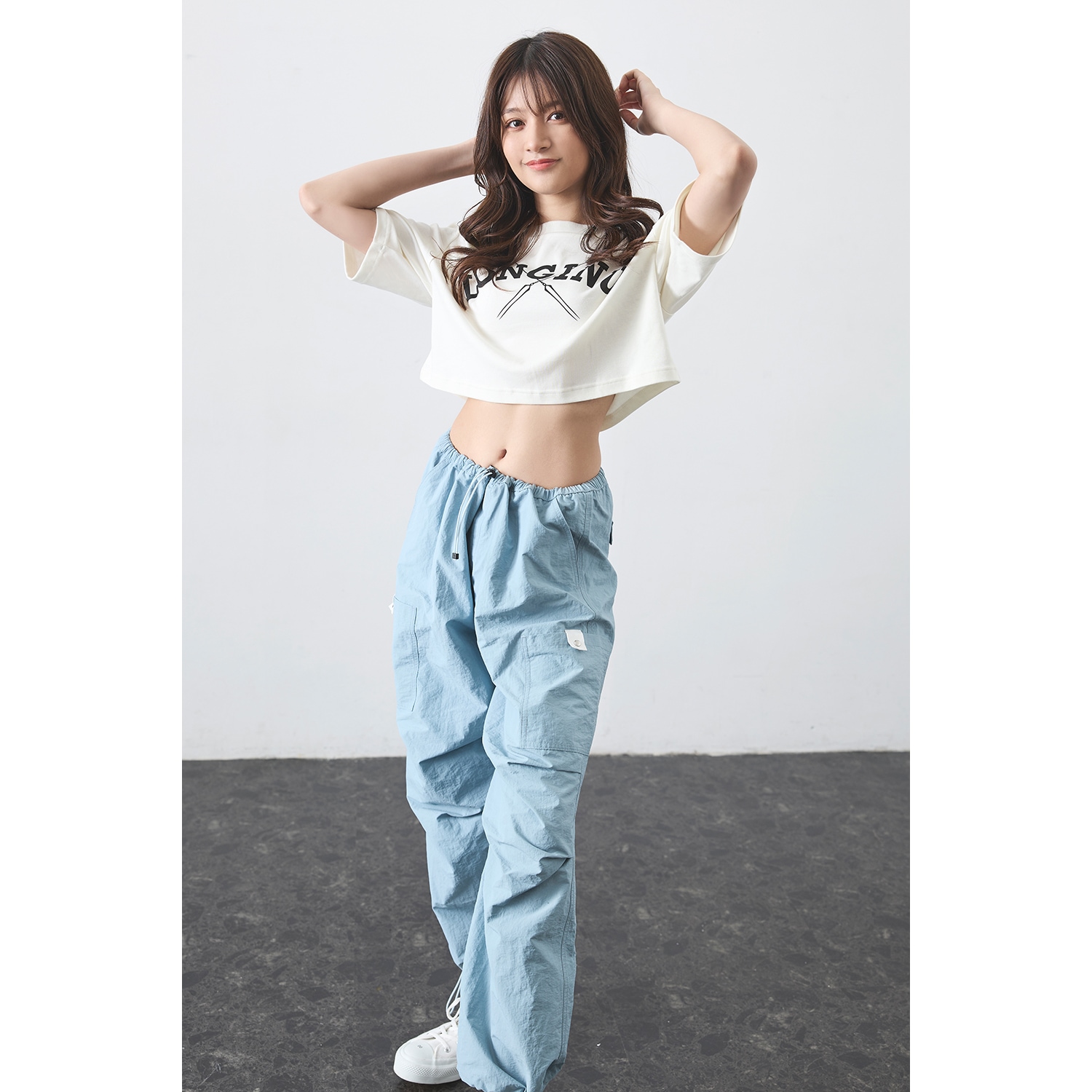 Longinus Cropped T-Shirt (BLACK)