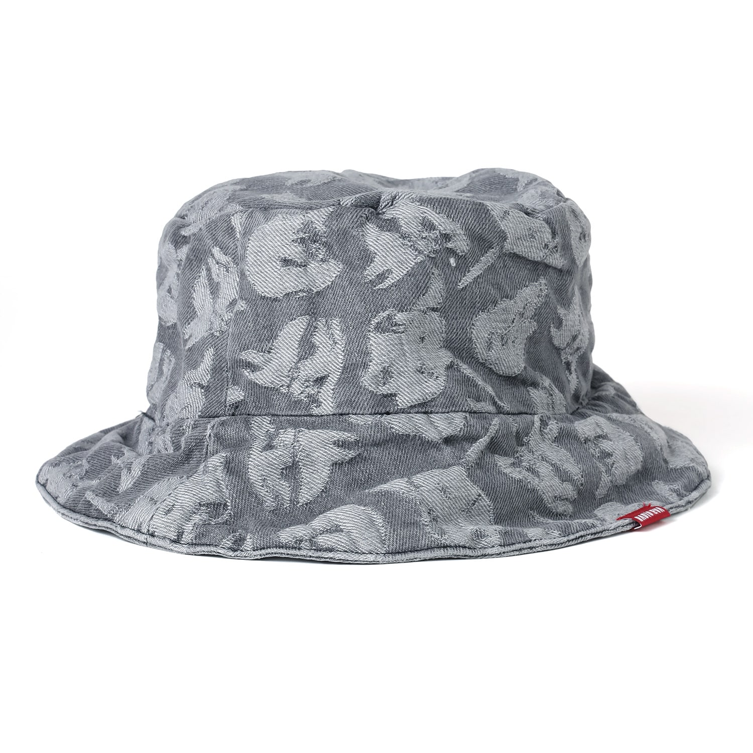 EVANGELION MONOGRAM JACQUARD DENIM HAT (BLACK)
