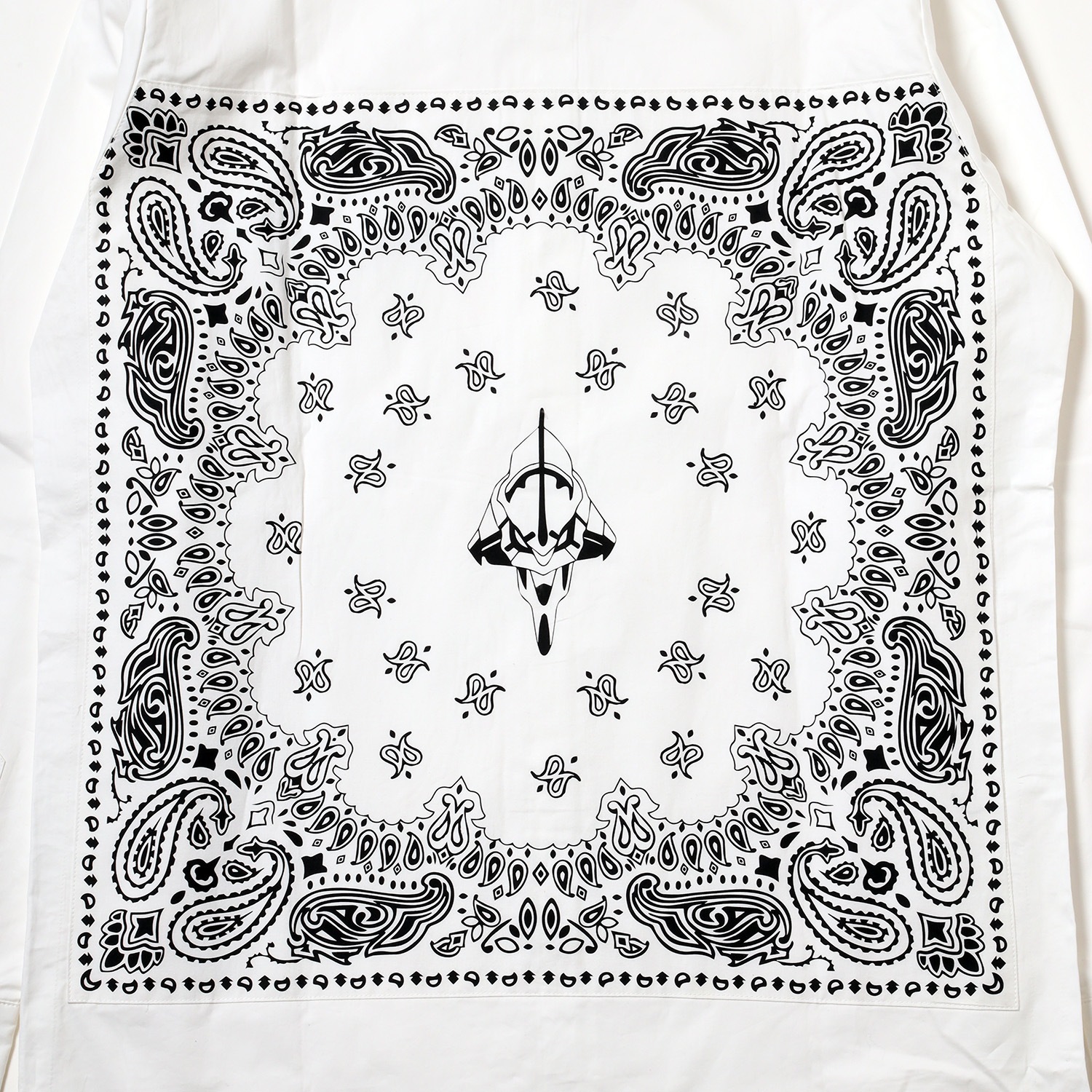EVA-01 BANDANNA SHIRTS (WHITE)