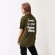NEW ONLY SUMMER T-Shirt (OLIVE×WHITE)