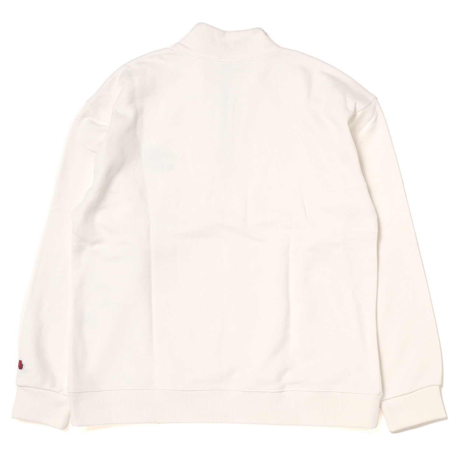 NERV Embroidery Half Zip Sweat  by FRUIT OF THE LOOM (WHITE)