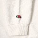 NERV Embroidery Half Zip Sweat  by FRUIT OF THE LOOM (WHITE)