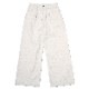 EVANGELION MONOGRAM JACQUARD DENIM PANTS (WHITE)