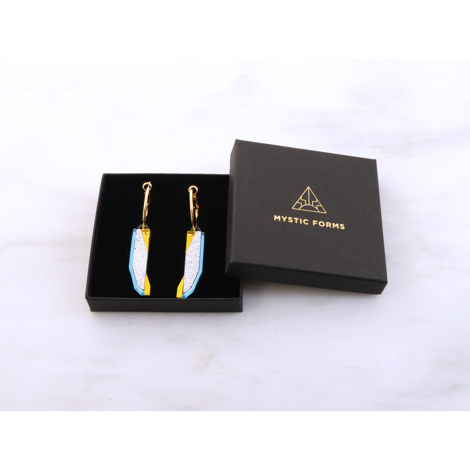 EVANGELION PYLON HOOPS by MYSTIC FORMS（White-Iceblue-Yellow）