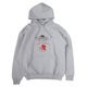 EVANGELION LOGO HOODIE by FRUIT OF THE LOOM（GRAY）
