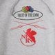 EVANGELION LOGO HOODIE by FRUIT OF THE LOOM（GRAY）