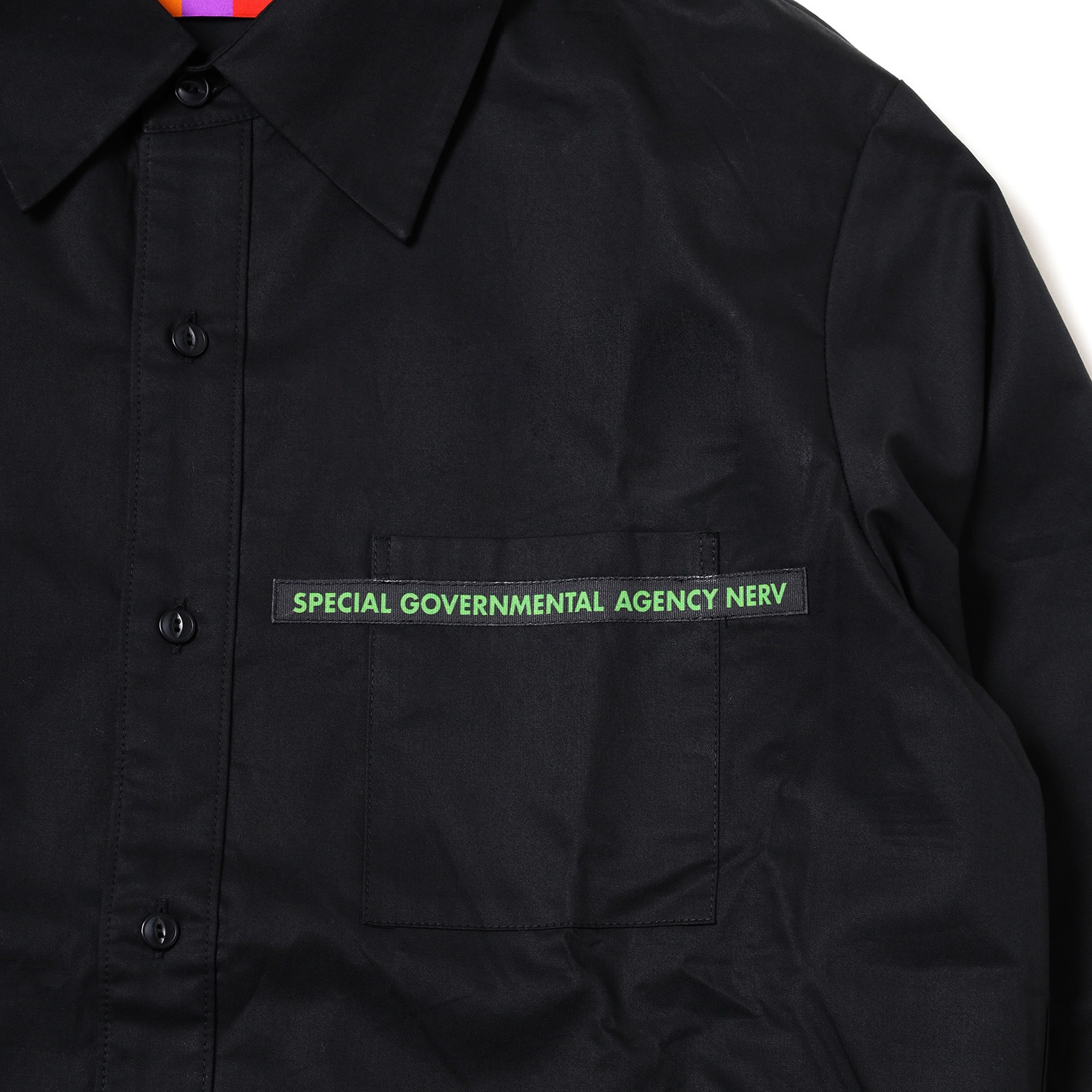 EVA-01 BANDANNA SHIRTS (BLACK)