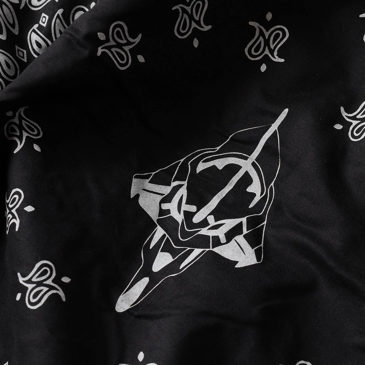 EVA-01 BANDANNA SHIRTS (BLACK)