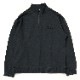 NERV Embroidery Half Zip Sweat  by FRUIT OF THE LOOM (CHARCOAL)