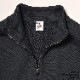 NERV Embroidery Half Zip Sweat  by FRUIT OF THE LOOM (CHARCOAL)