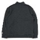 NERV Embroidery Half Zip Sweat  by FRUIT OF THE LOOM (CHARCOAL)