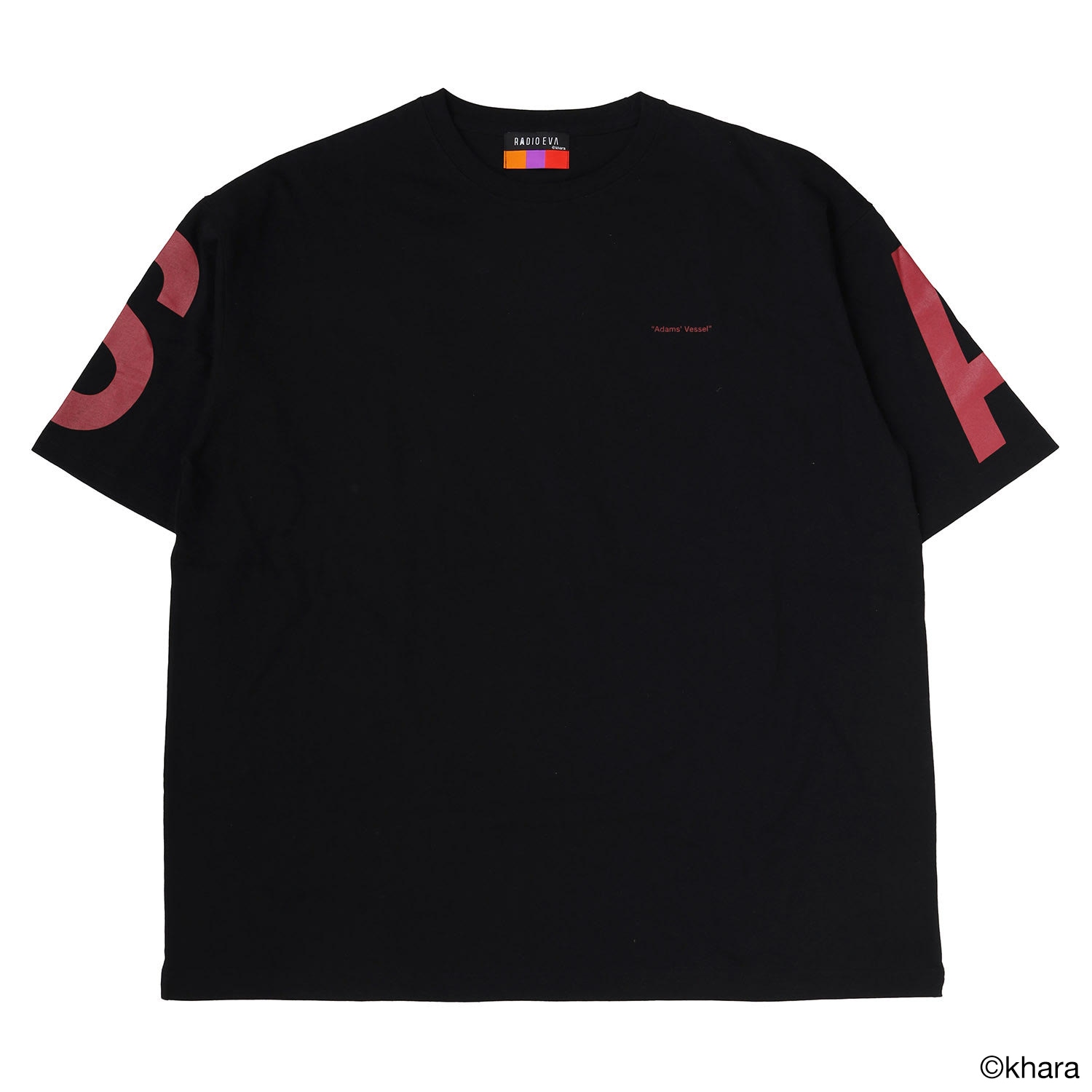 ADAMS T-Shirt（BLACK×RED）
