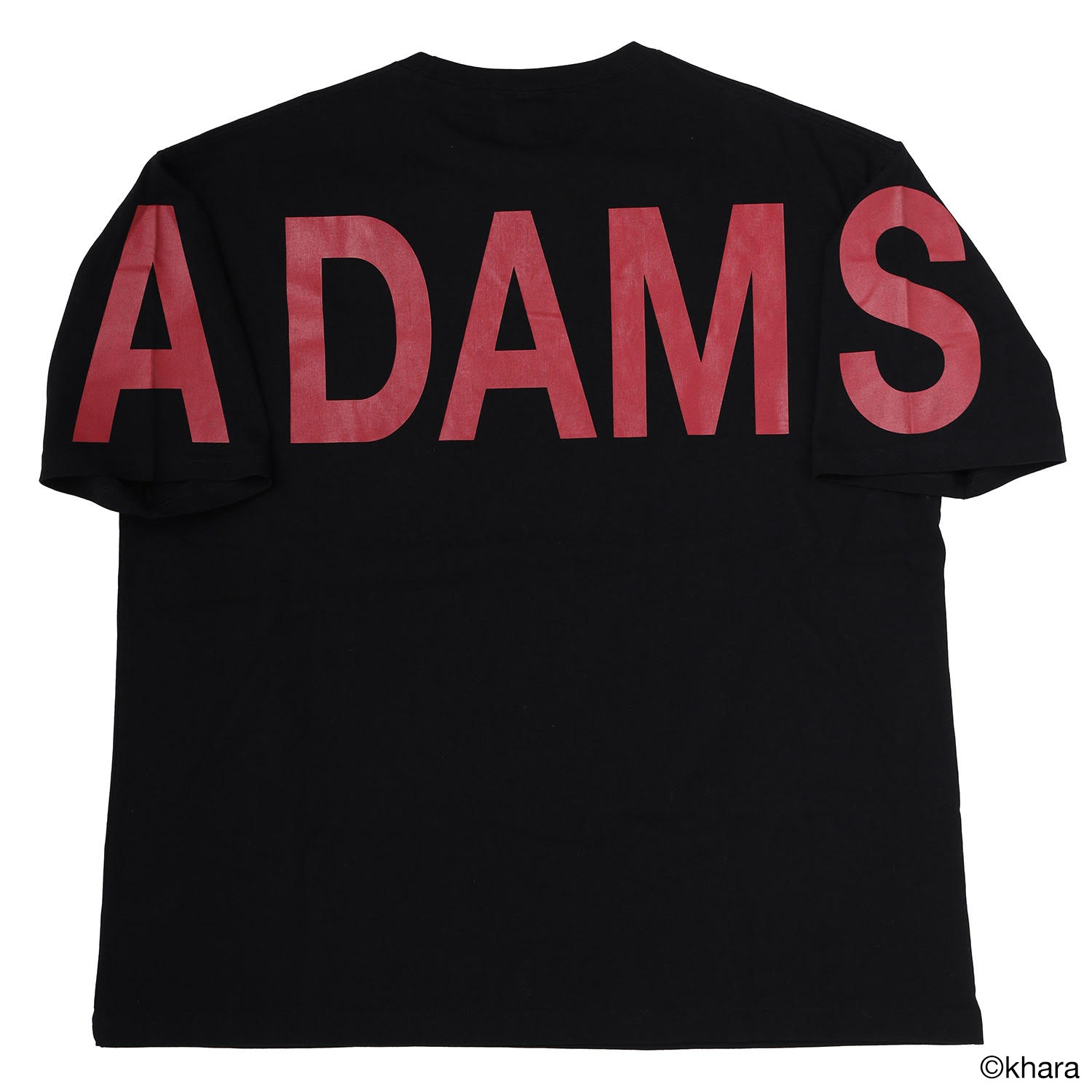 ADAMS T-Shirt（BLACK×RED）