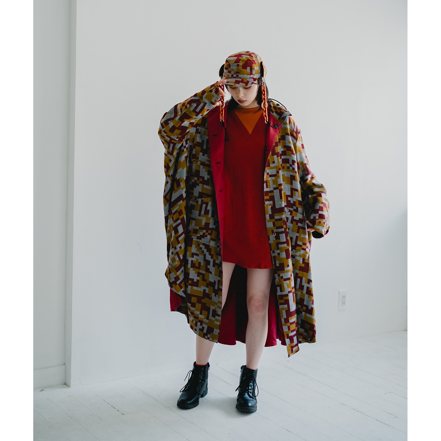 円環 cut & sewn long sleeve by 01u10 (WHITE(REI))