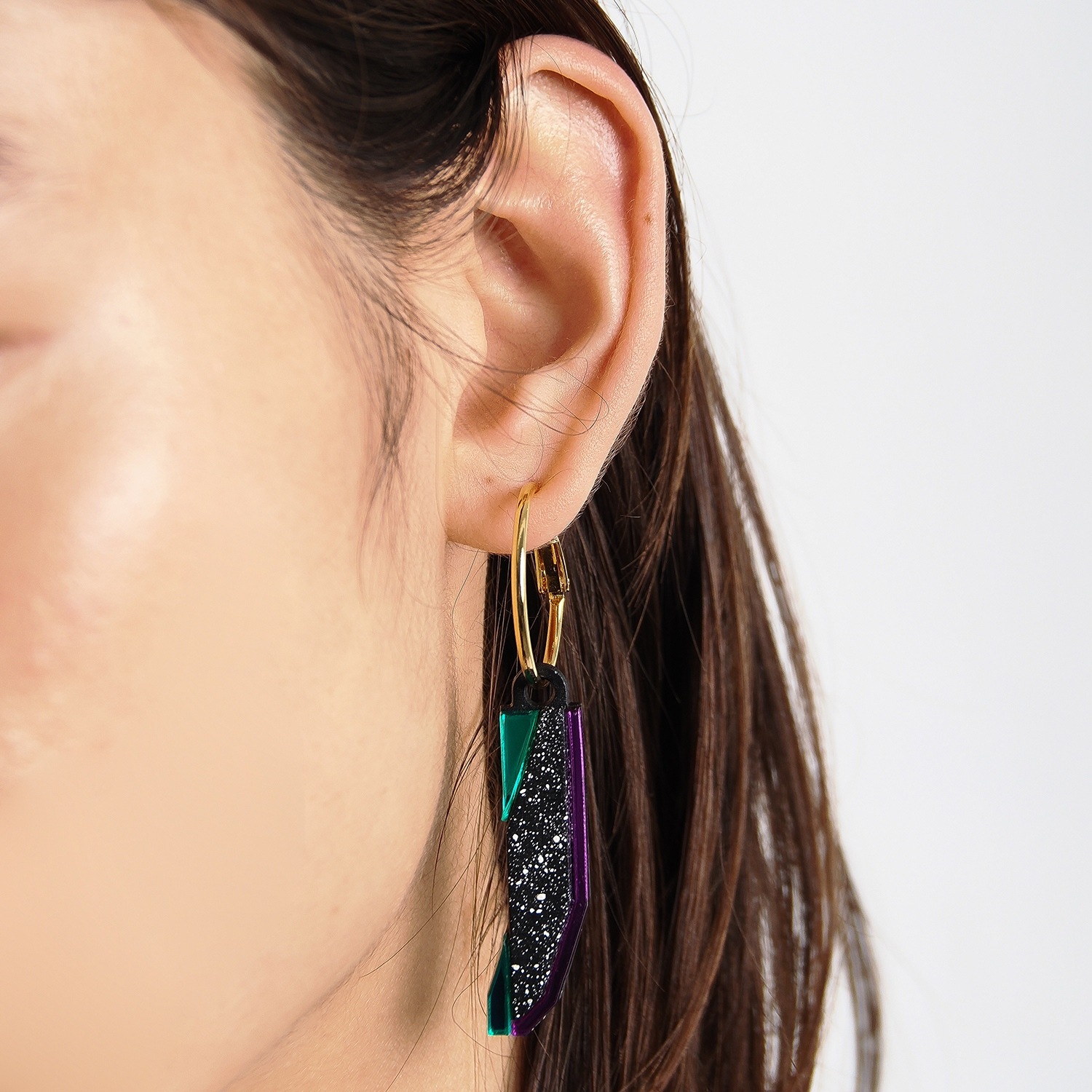 EVANGELION PYLON HOOPS by MYSTIC FORMS（Black-Purple-Green）