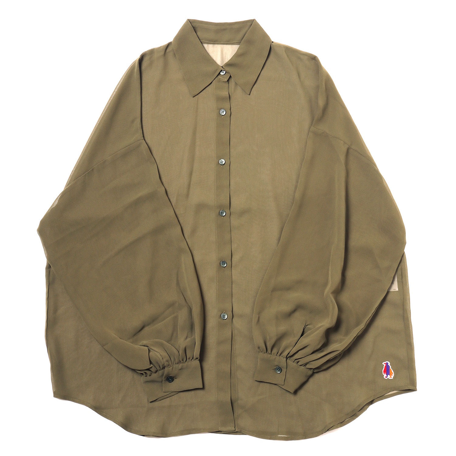 EVANGELION Sheer Shirt (OLIVE)