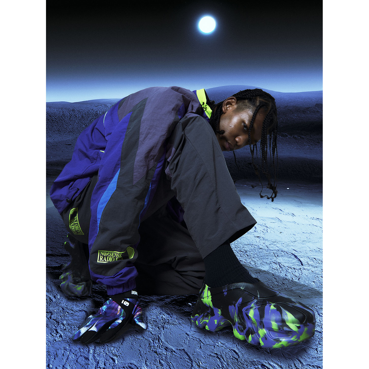 NOSENSE X RADIO EVA: ATF GLOVES (PURPLE)