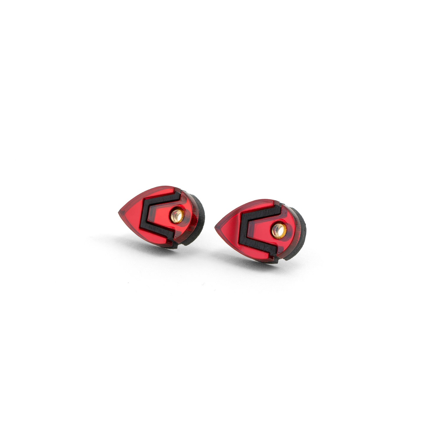 EVANGELION HEADSET STUDS by MYSTIC FORMS（Red）