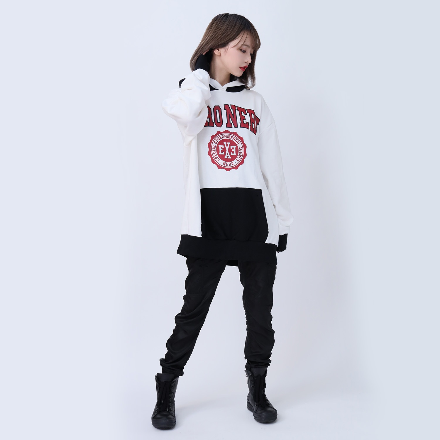 EURO NERV BICOLOR COLLEGE Parka (WHITE)