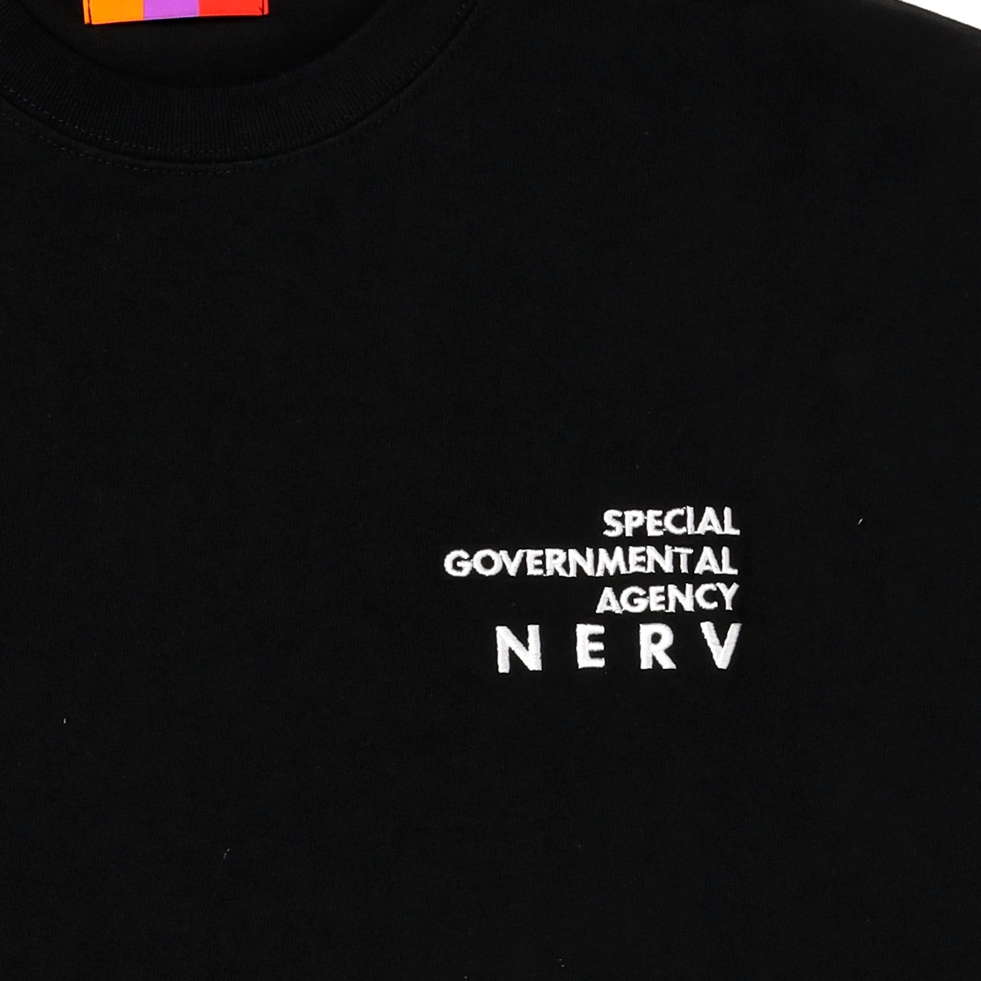 NERV Embroidery T-Shirt (BLACK)