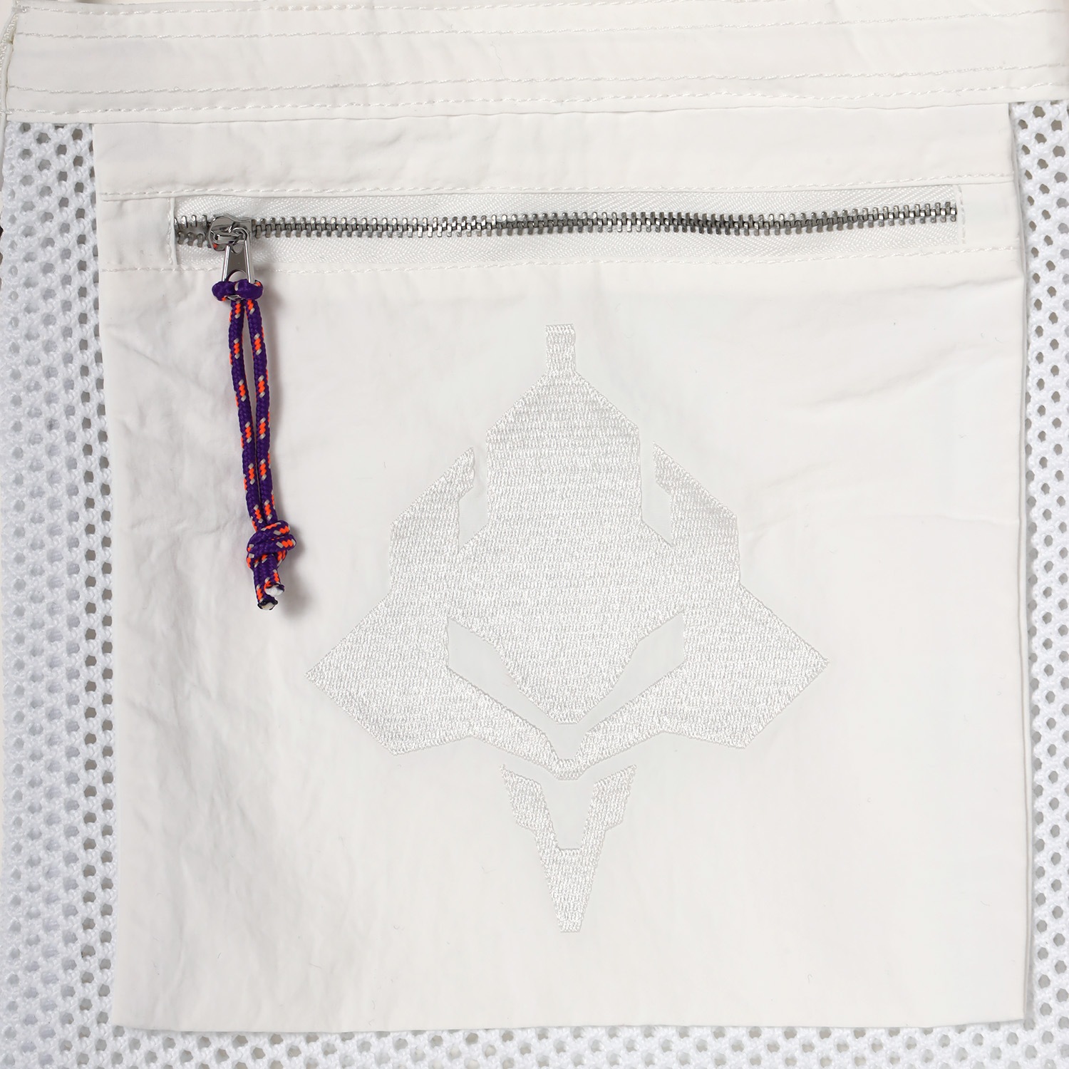 EVANGELION Crochet Mesh Bag (Small) (WHITE)