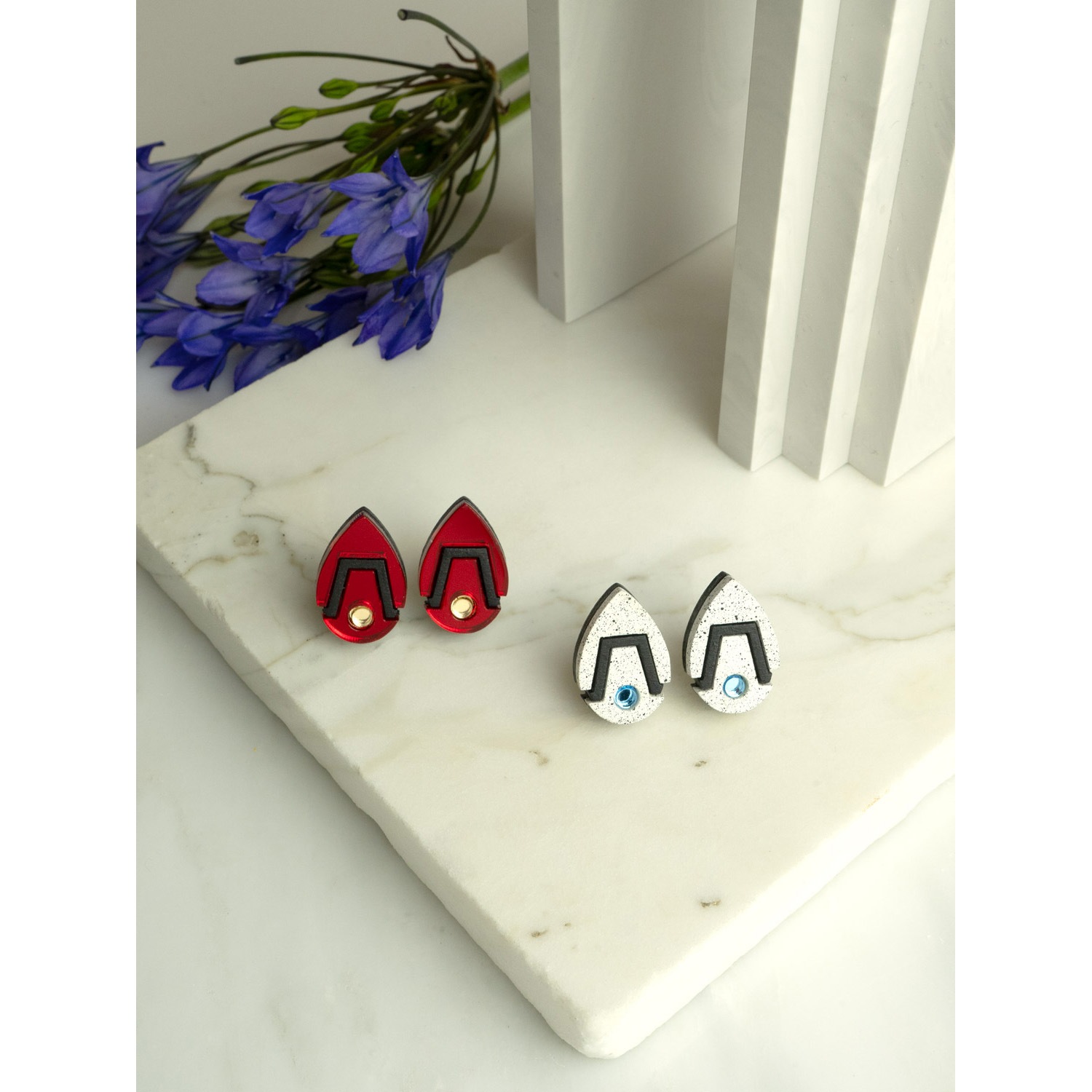EVANGELION HEADSET STUDS by MYSTIC FORMS（White）