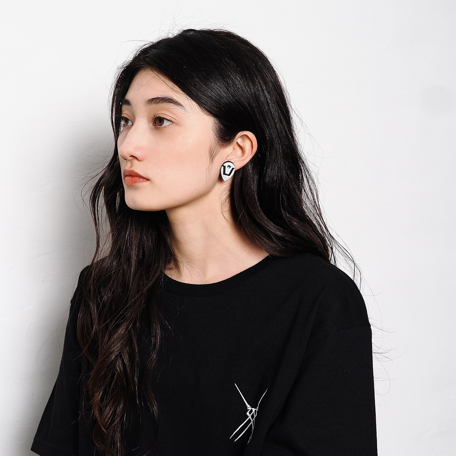 EVANGELION HEADSET STUDS by MYSTIC FORMS（White）