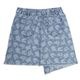 EVANGELION MONOGRAM JACQUARD DENIM SKIRT（BLUE）