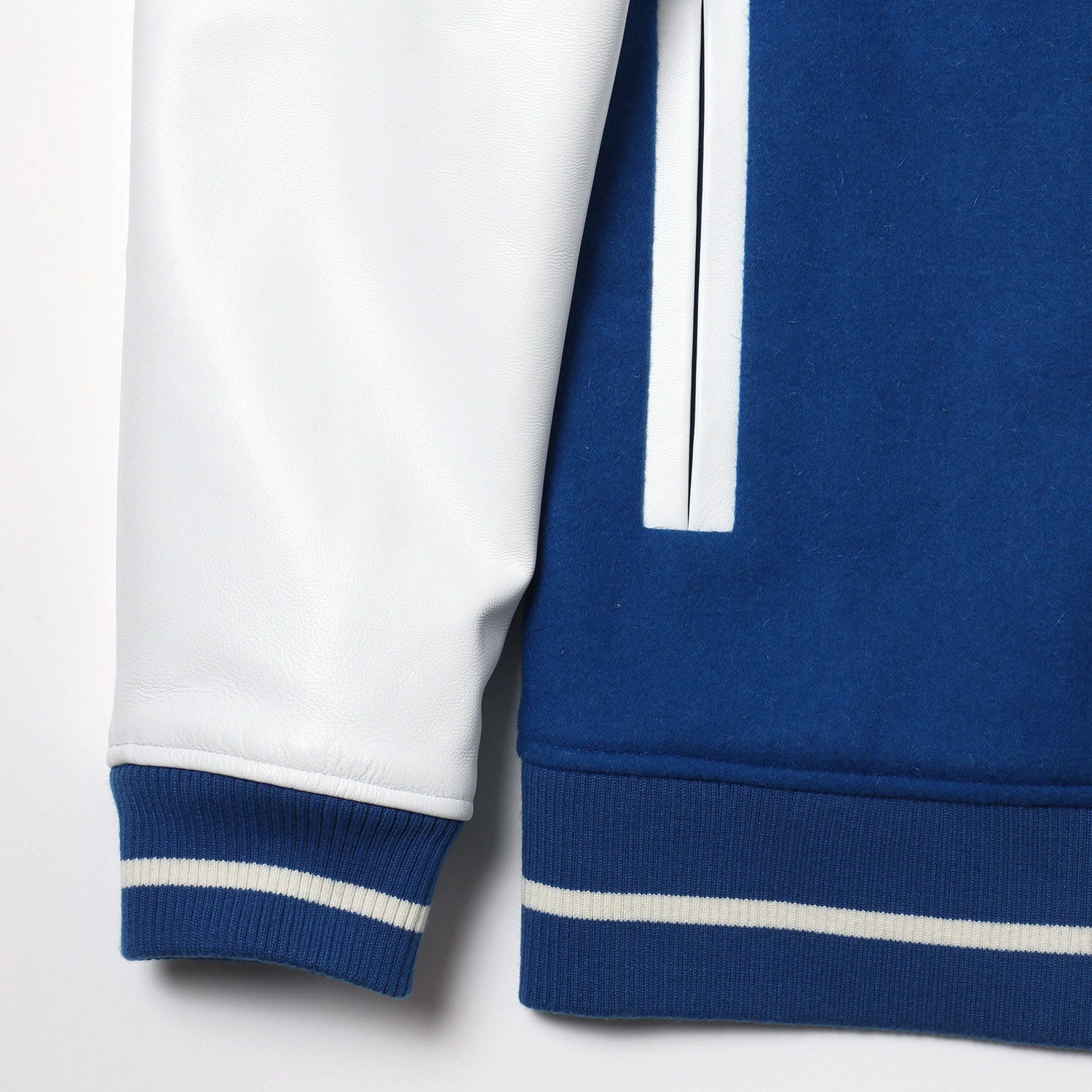 EVANGELION BASEBALL JACKET (BLUE×WHITE(WILLE))