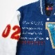 EVANGELION BASEBALL JACKET (BLUE×WHITE(WILLE))