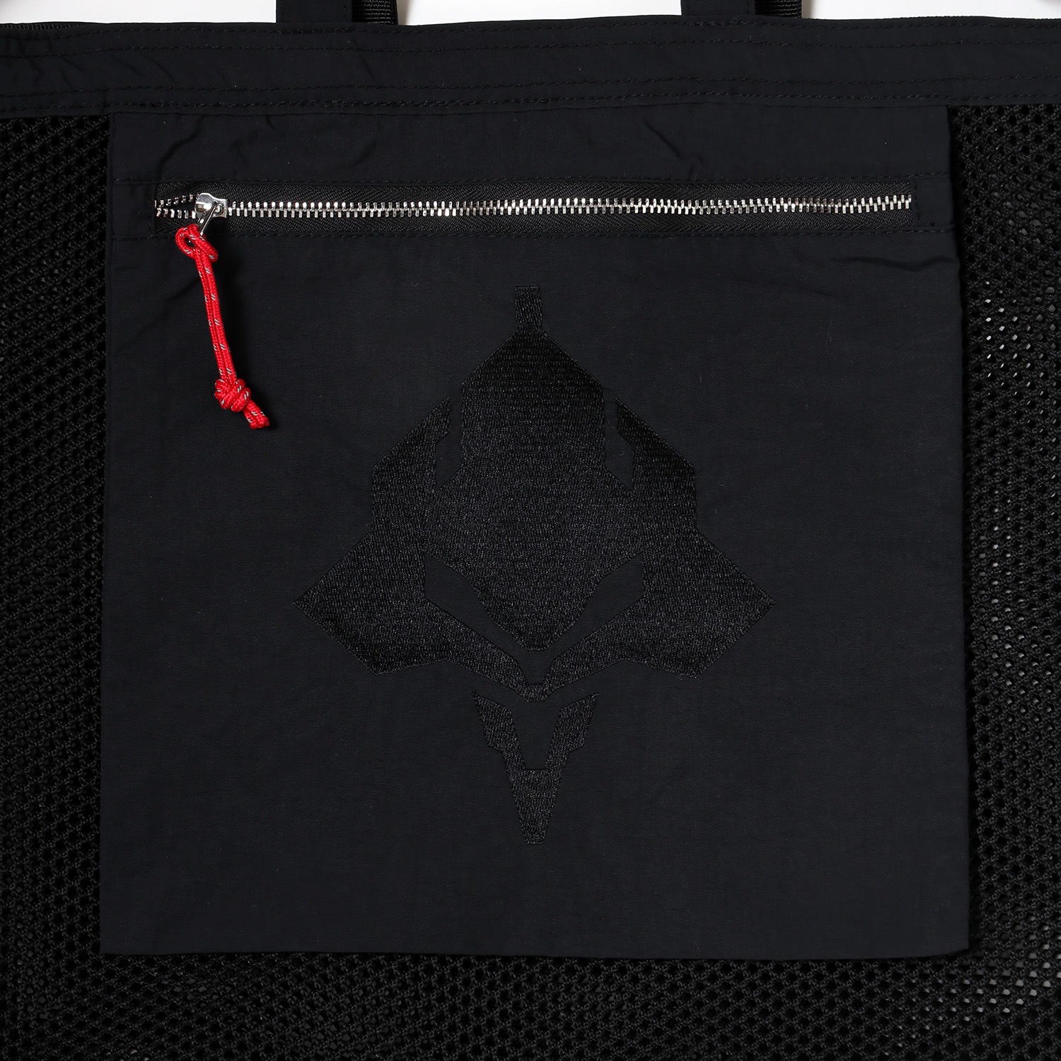 EVANGELION Crochet Mesh Bag (Large) (BLACK)