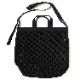 EVANGELION Crochet Mesh Bag (Large) (BLACK)